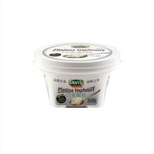 Plastic Packaging Container Frozen PP Yogurt Tub Pot Yogurt Cup with Lid Spoon